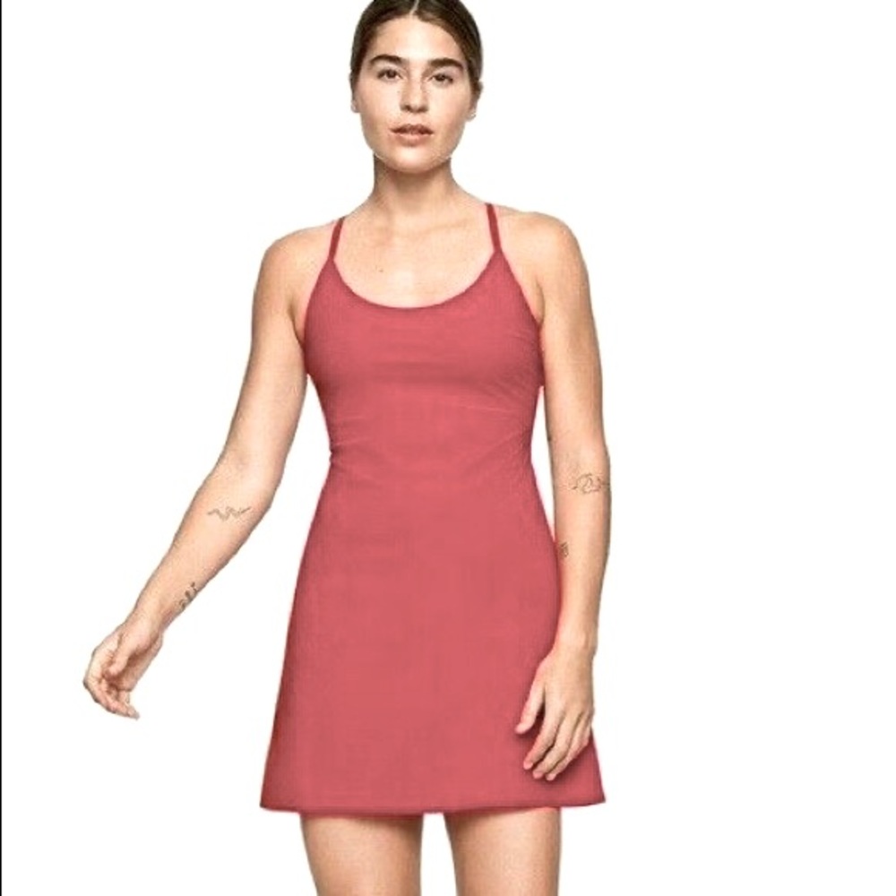 Outdoor Voices Exercise Dress in Scarlet S